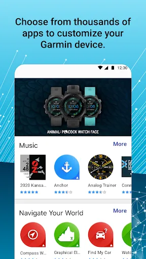 Скриншот 1 — Connect IQ™ Store