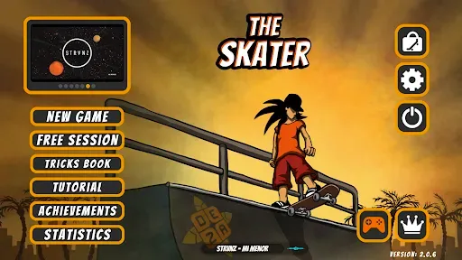 Скриншот 1 — The Skater - skateboard game