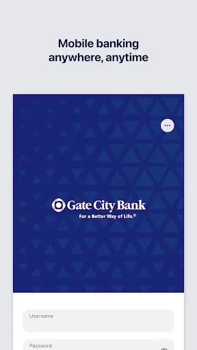 Скриншот 1 — Gate City Bank Mobile