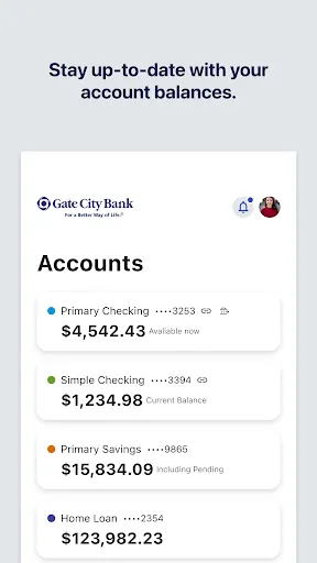 Скриншот 2 — Gate City Bank Mobile