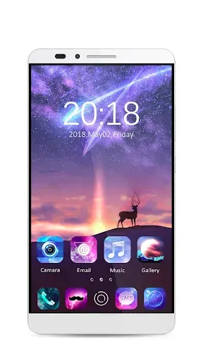 Скриншот 1 — GO Launcher S – 3D Theme, Wall