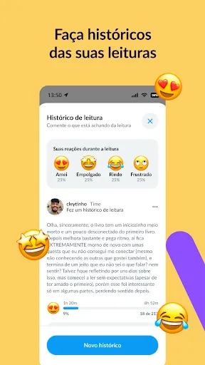 Скриншот 5 — Skoob - Para quem ama livros!