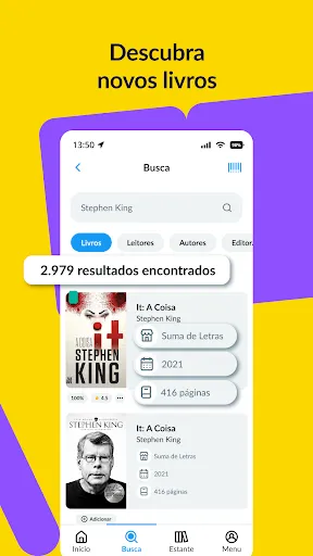 Скриншот 6 — Skoob - Para quem ama livros!