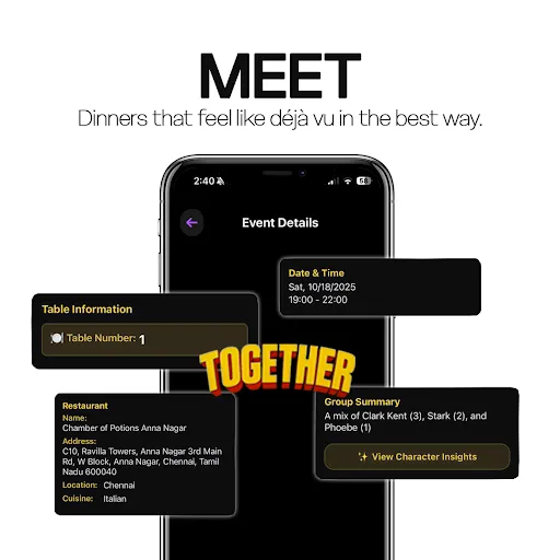 Скриншот 3 — Together: Dinners That Connect