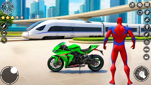 Скриншот 2 — Spider Rope Hero Rescue Man