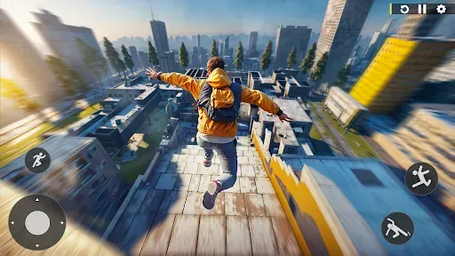 Скриншот 3 — Rooftop Runner: Parkour Games