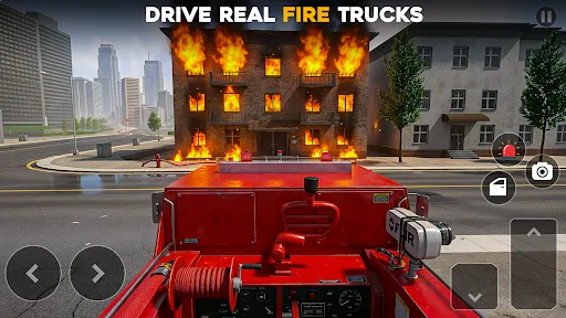 Скриншот 3 — Fire Truck Rescue Sim 3D Games