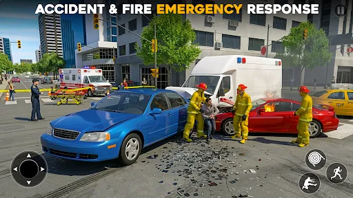 Скриншот 5 — Fire Truck Rescue Sim 3D Games