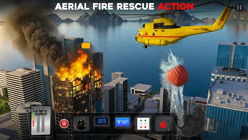 Скриншот 7 — Fire Truck Rescue Sim 3D Games