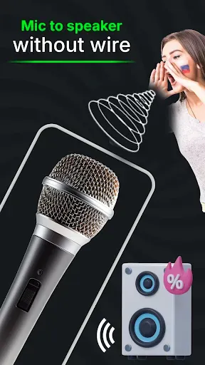 Скриншот 2 — Mic to Speaker Bluetooth Mic