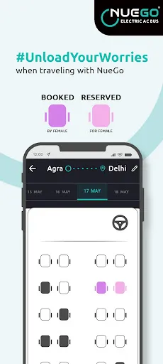 Скриншот 4 — NueGo Bus Ticket Booking App