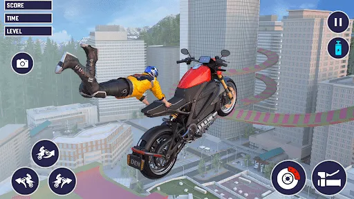 Скриншот 1 — Bike Stunt: Bike Racing Games