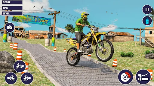 Скриншот 3 — Bike Stunt: Bike Racing Games
