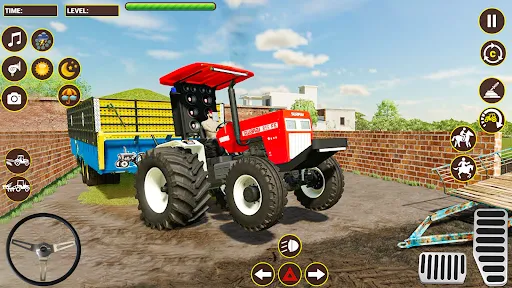 Скриншот 1 — Offroad Tractor Driving Games