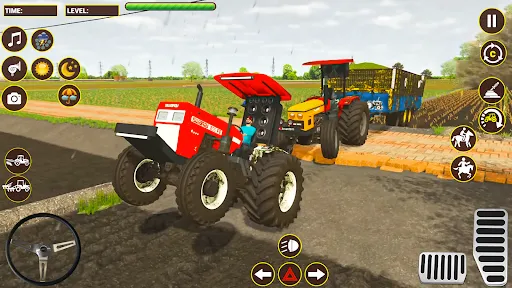 Скриншот 3 — Offroad Tractor Driving Games