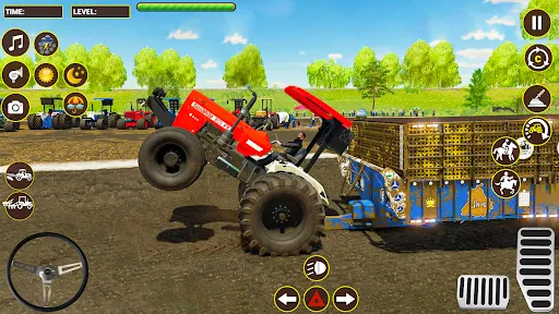 Скриншот 5 — Offroad Tractor Driving Games