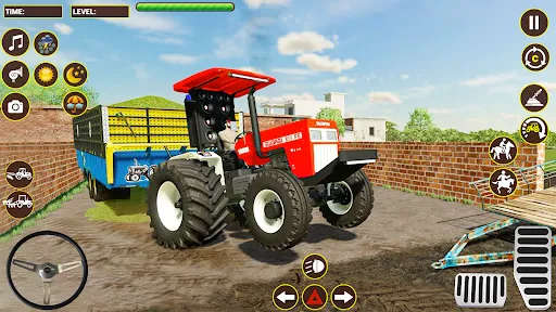Скриншот 8 — Offroad Tractor Driving Games