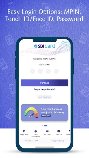 Скриншот 2 — SBI Card: Manage Credit Card
