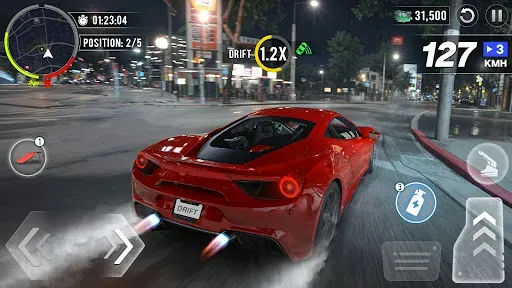Скриншот 3 — Car Racing: Midnight Drifting