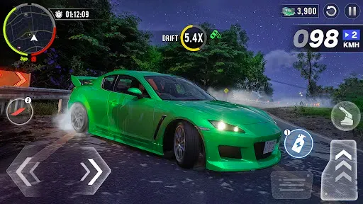 Скриншот 4 — Car Racing: Midnight Drifting