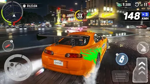 Скриншот 5 — Car Racing: Midnight Drifting