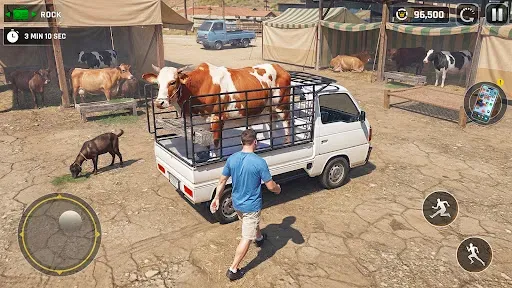 Скриншот 3 — Animal Transport Farm Games