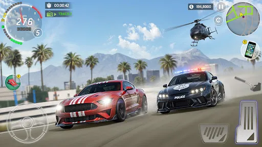 Скриншот 5 — Police Car Chase Drift Games