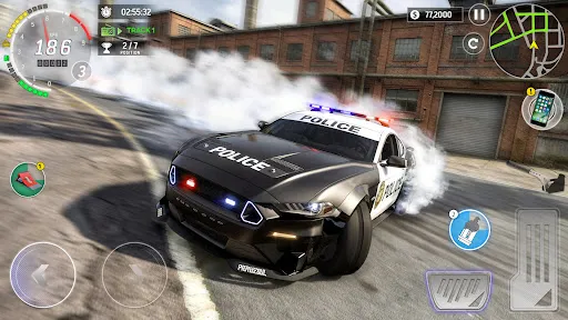 Скриншот 6 — Police Car Chase Drift Games