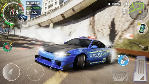 Скриншот 7 — Police Car Chase Drift Games