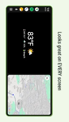 Скриншот 5 — Weather Clock for Android Auto
