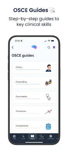Скриншот 1 — Geeky Medics - OSCE revision