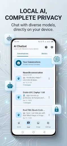 Скриншот 5 — Local AI: Offline Chat & Image