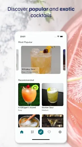 Скриншот 2 — Pocket Bartender - Cocktails