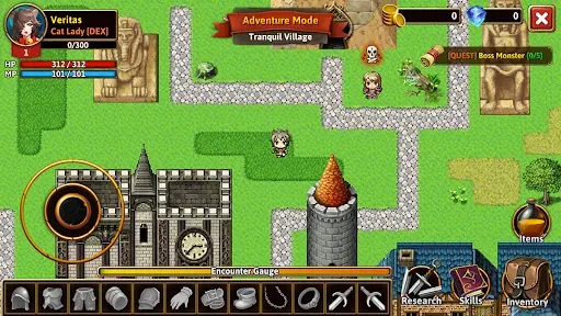 Скриншот 1 — The Dark РПГ: 2D Рогалик Pro