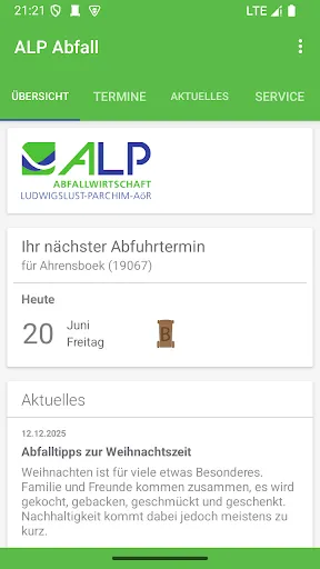 Скриншот 1 — ALP Abfall