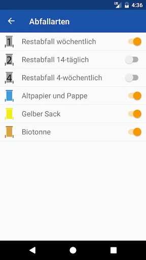 Скриншот 6 — Abfallkalender Schwerin