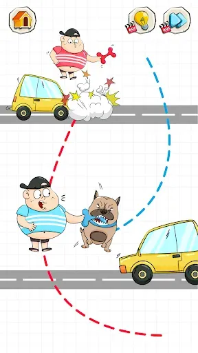 Скриншот 4 — Doge Rush - Draw to bite