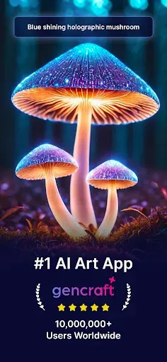 Скриншот 1 — Gencraft - AI Art Generator