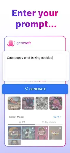 Скриншот 2 — Gencraft - AI Art Generator