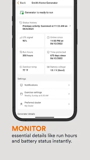 Скриншот 2 — Mobile Link for Generators