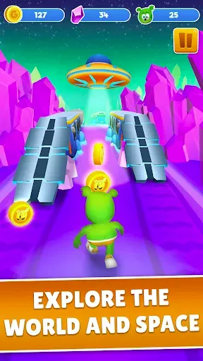 Скриншот 3 — Gummy Bear Run-бесконечный бег