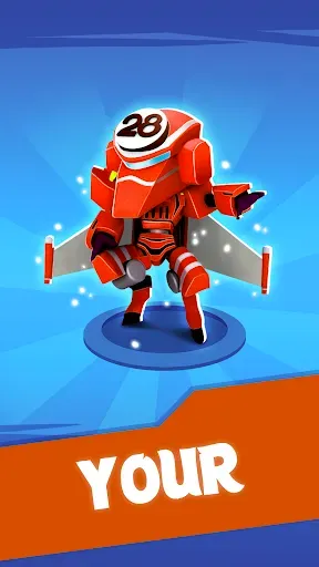Скриншот 2 — Merge Plane Robots - Idle Game