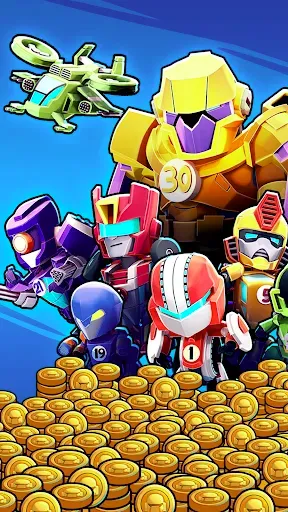 Скриншот 7 — Merge Plane Robots - Idle Game
