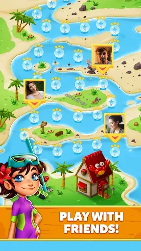 Скриншот 3 — Bubble Words - Word Games Puzz