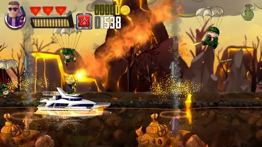 Скриншот 8 — Ramboat - Offline Action Game