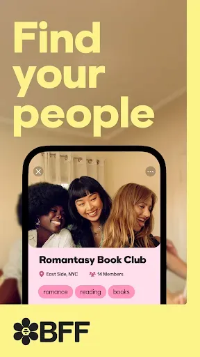 Скриншот 1 — BFF: Make Friends. By Bumble.