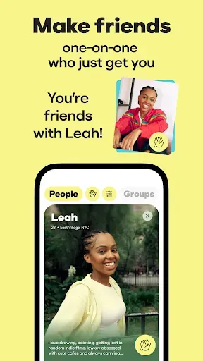 Скриншот 3 — BFF: Make Friends. By Bumble.