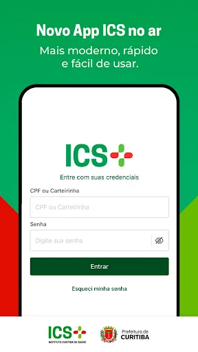 Скриншот 1 — Instituto Curitiba de Saúde