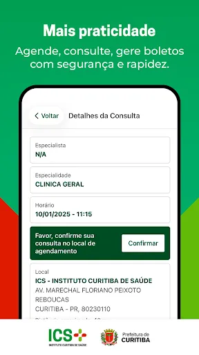 Скриншот 4 — Instituto Curitiba de Saúde