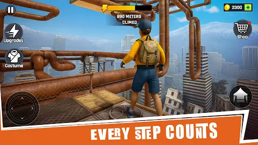 Скриншот 2 — Going Up Rooftop - Parkour 3D
